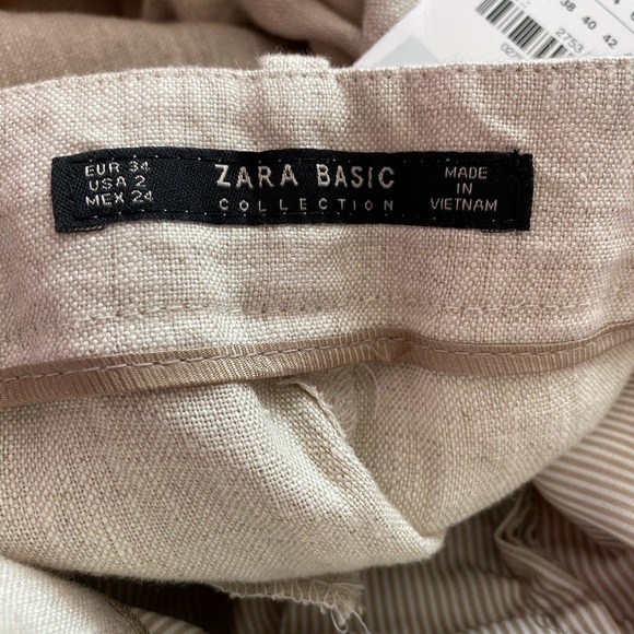 Zara basic Linen pants - Picture 4 of 9